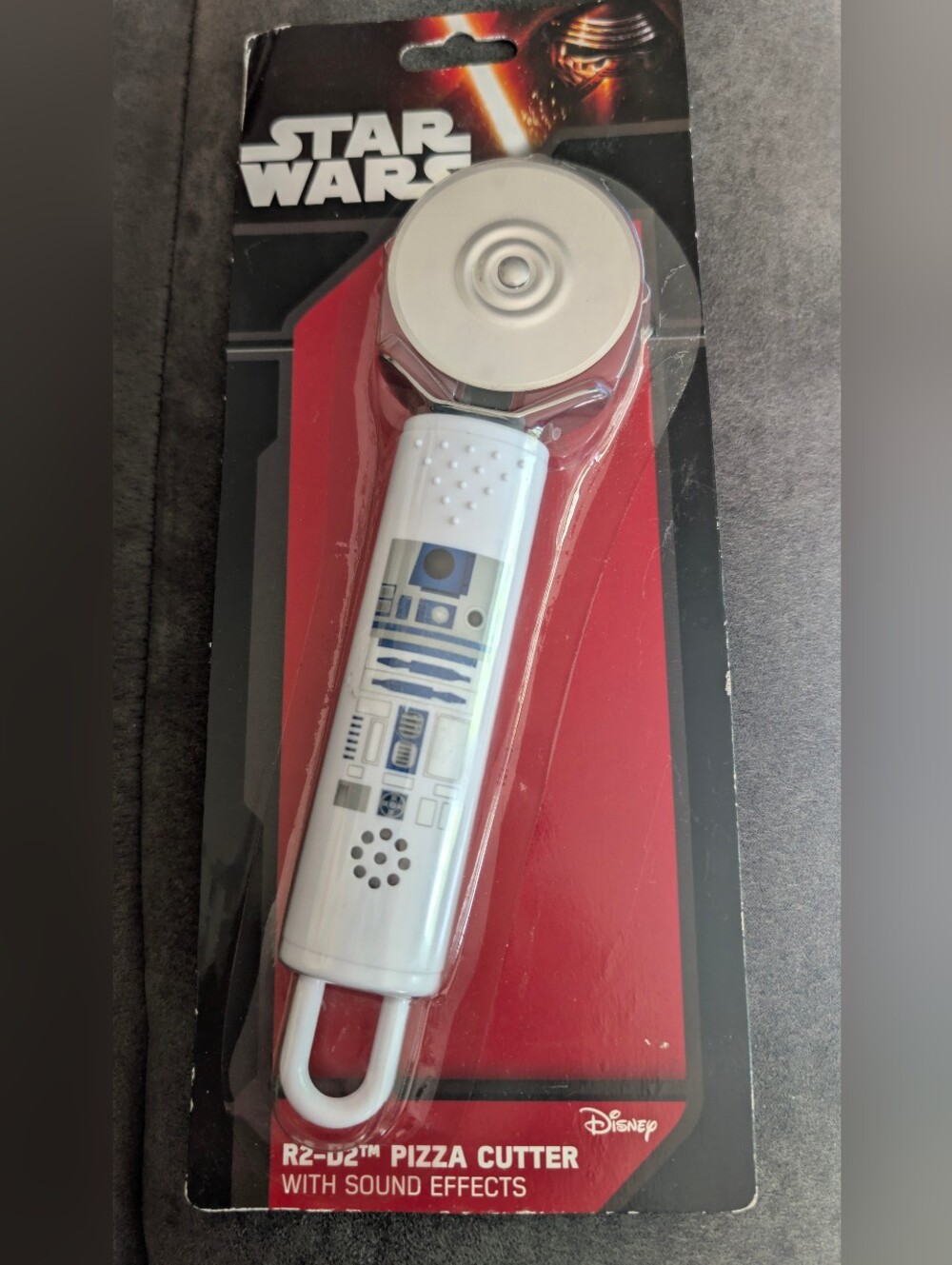 Star Wars Talking Pizza Cutter R2-D2 Sound New